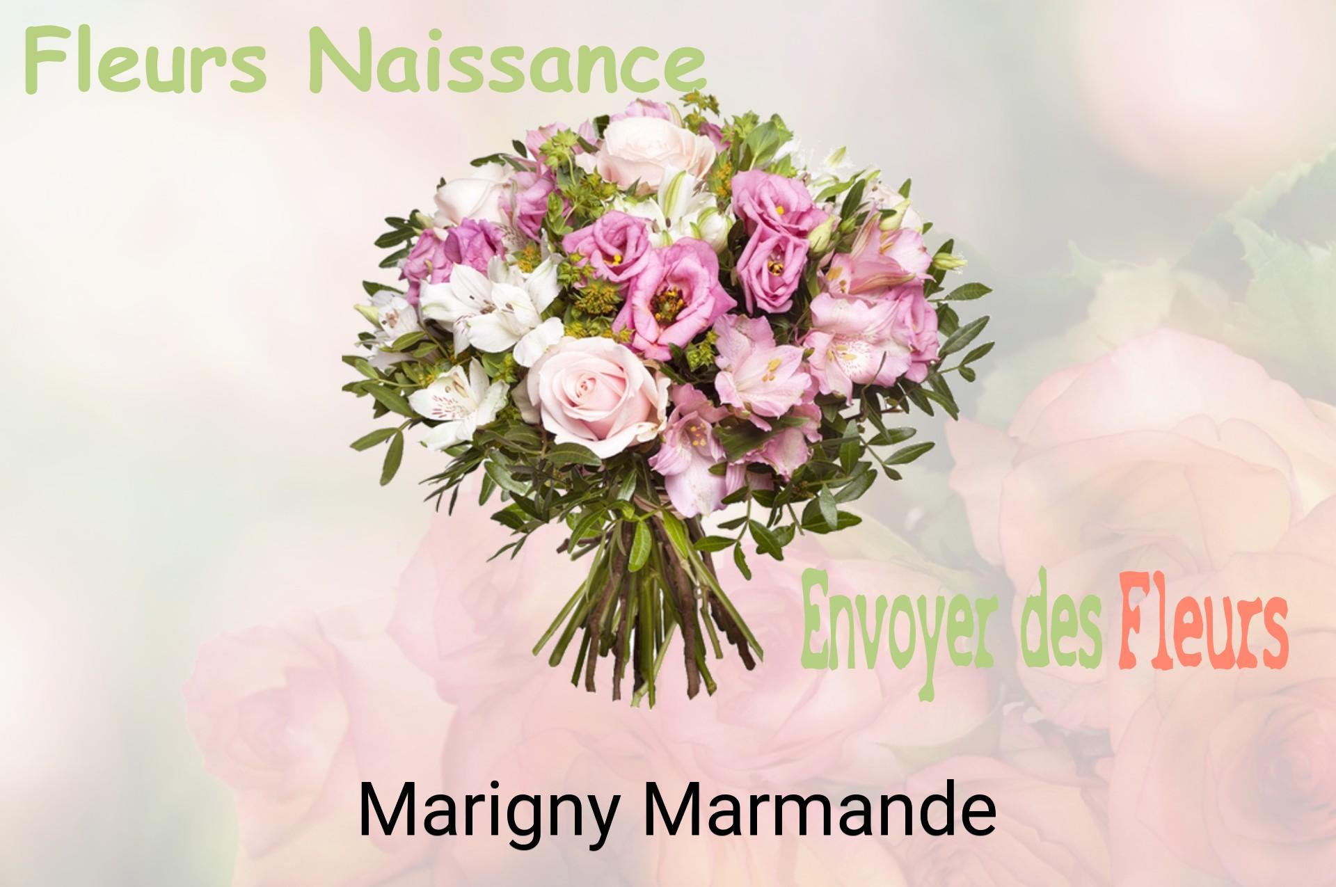 Bouquet de fleurs de naissance livré à Marigny-Marmande
